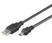 PremiumCord Kabel mini USB, A-B, 5pinů, 0, 5m