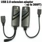 USB 2.0 extender po Cat5/ Cat5e/ Cat6 do 50m