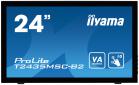 24" LCD iiyama T2435MSC-B2 - 6ms, 250cd/ m2, DVI, HDMI, DP, USB, multidotek, kapacitní, kamera+