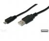 PremiumCord Kabel micro USB 2.0, A-B 0, 75m  kabel navržený pro rychlé nabíjení