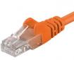 Patch kabel UTP RJ45-RJ45 level 5e 0.5m, oranžová