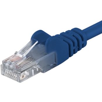 Patch kabel UTP RJ45-RJ45 level 5e 7m modrá