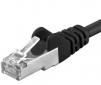 Premiumcord Patch kabel CAT6a S-FTP, RJ45-RJ45, AWG 26/ 7 10m, černá