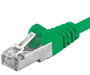 Premiumcord Patch kabel CAT6a S-FTP, RJ45-RJ45, AWG 26/ 7 5m, zelená