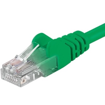 Patch kabel UTP RJ45-RJ45 level CAT6, 0.25m, zelená