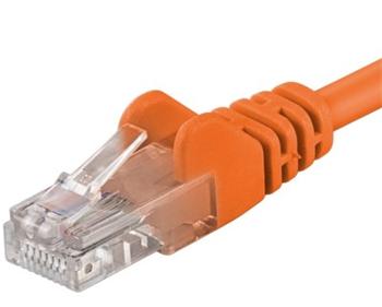 Patch kabel UTP RJ45-RJ45 level CAT6, 2m, oranžová