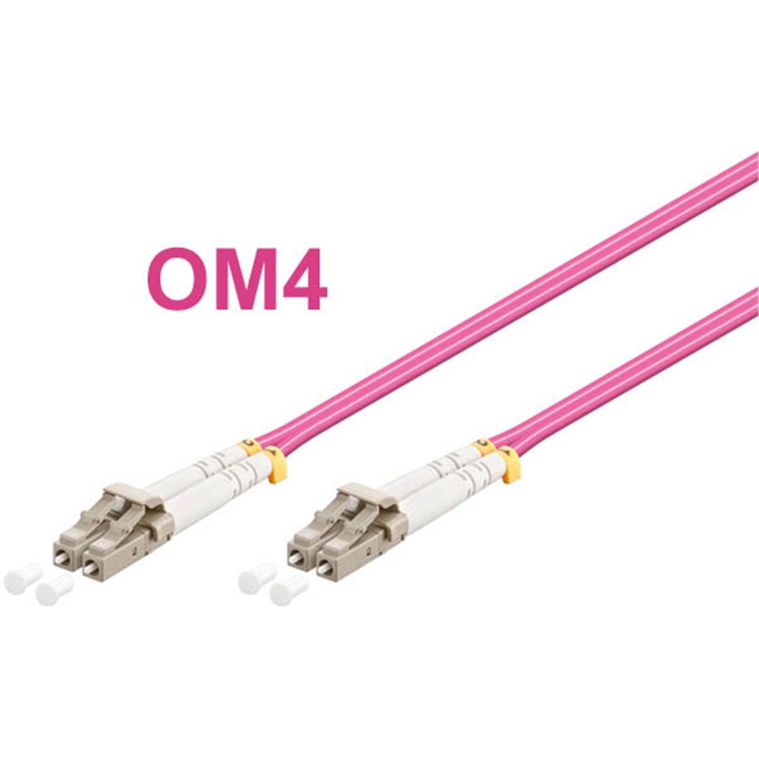 Optický patch kabel duplex LC-LC 50/ 125 MM 20m OM4