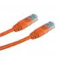 DATACOM patch cord UTP cat5e 0, 5M oranžový