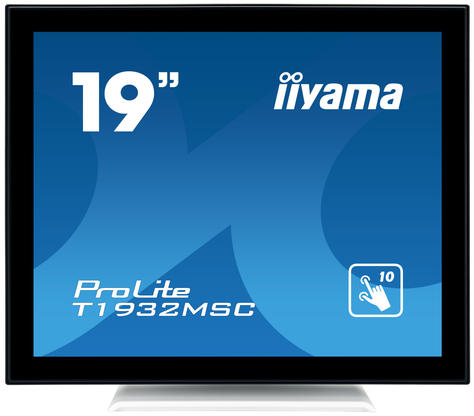 19" iiyama T1932MSC-W5AG: IPS, SXGA, capacitive, 10P, 300cd/ m2, VGA, HDMI, DP, bílý
