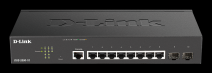 D-Link DGS-2000-10 Managed switch, 8x GbE, 2x SFP, fanless