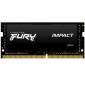 Kingston FURY Impact/ SO-DIMM DDR4/ 8GB/ 2666MHz/ CL15/ 1x8GB/ Black