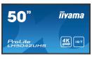50" iiyama LH5042UHS-B3: VA, 4K UHD, 500cd/ m2, 18/ 7, LAN, Android 8.0, černý