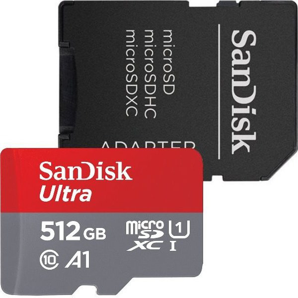 SanDisk Ultra microSDXC 512GB 150MB/ s + adaptér