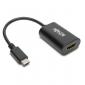 Tripplite Adaptér USB-C / HDMI 4K 60Hz, HDCP 2.2 (Samec/ Samice), černá